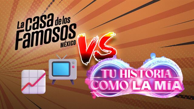 Rating de La Casa de los Famosos México vs Tu historia como la mía