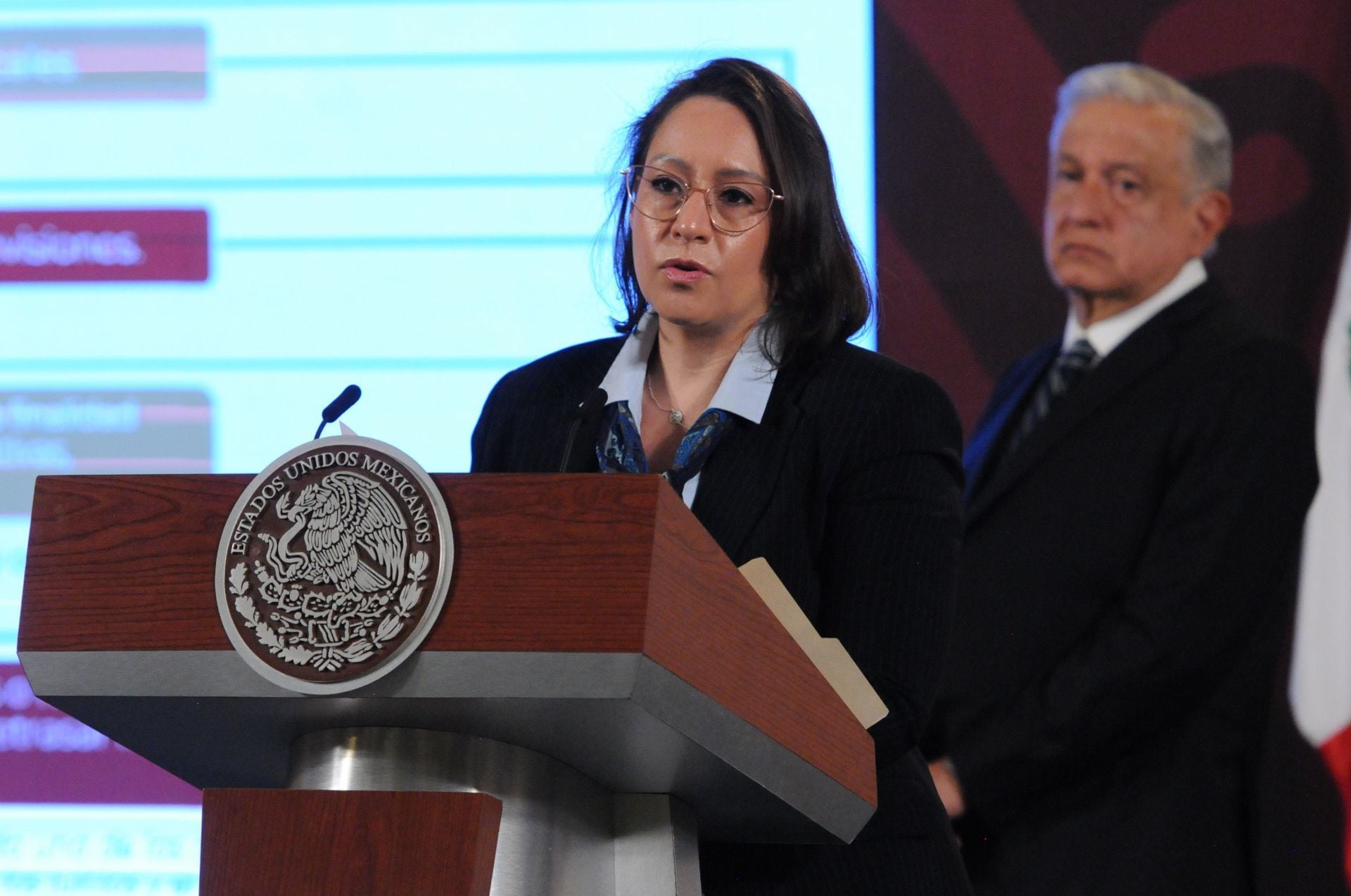 Grisel Galeano, titular de la Procuraduría Fiscal, informa sobre adeudos de Ricardo Salinas Pliego