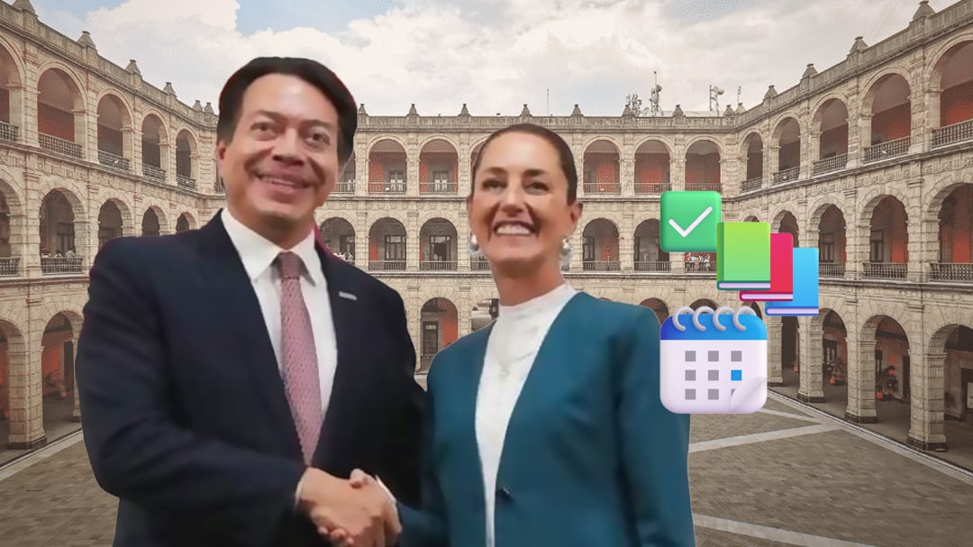 Mario Delgado se reúne con Sheinbaum tras confirmarse calendario escolar SEP 2025-2026