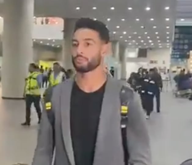 Nathan Silva a su llegada a México.