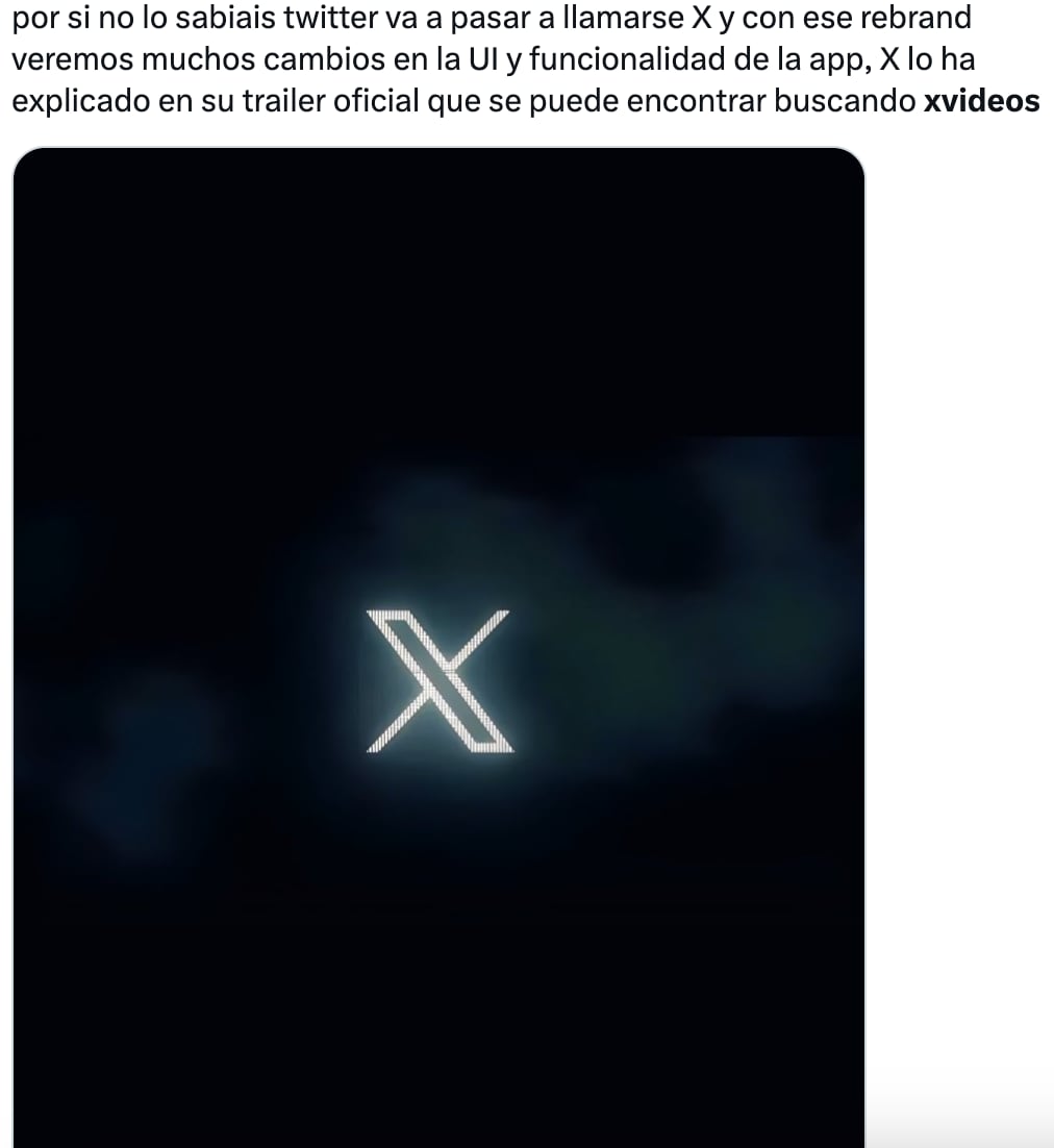 Memes aseguran que el cambio de nombre de Twitter a X solo beneficia a Xvideos