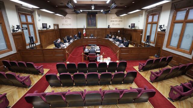 Norma Piña, ministra presidenta de la SCJN, durante la sesión en la que “La Corte” validó las disposiciones contenidas en la Ley de Participación Ciudadana del Estado de Chihuahua relacionadas con la revocación de mandato