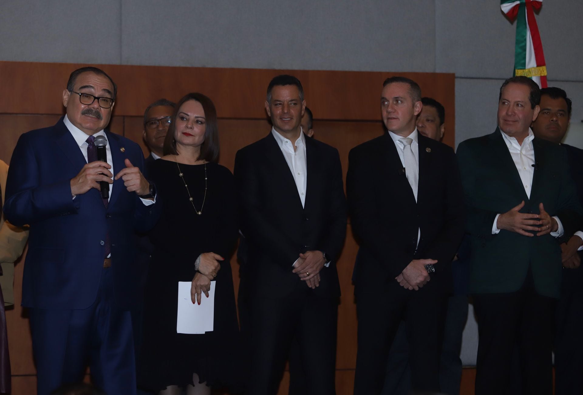 Conferencia de prensa donde se dio a conocer la conformación de la agrupación política “Alianza Progresista”