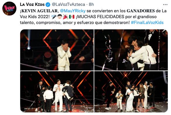 Ganador de La Voz Kids 2022
