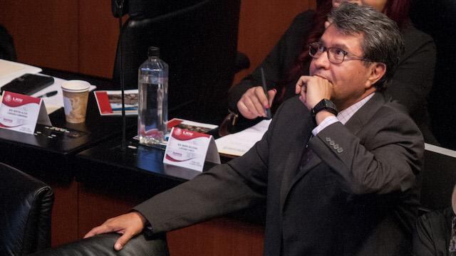 Ricardo Monreal, senador por Morena.