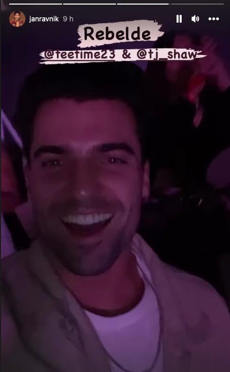 Jan Ravnik, bailarín de Taylor Swift en el concierto de RBD