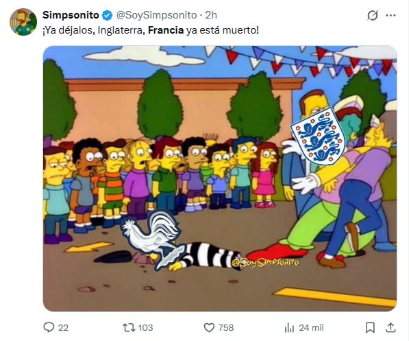 Memes del Francia vs Inglaterra