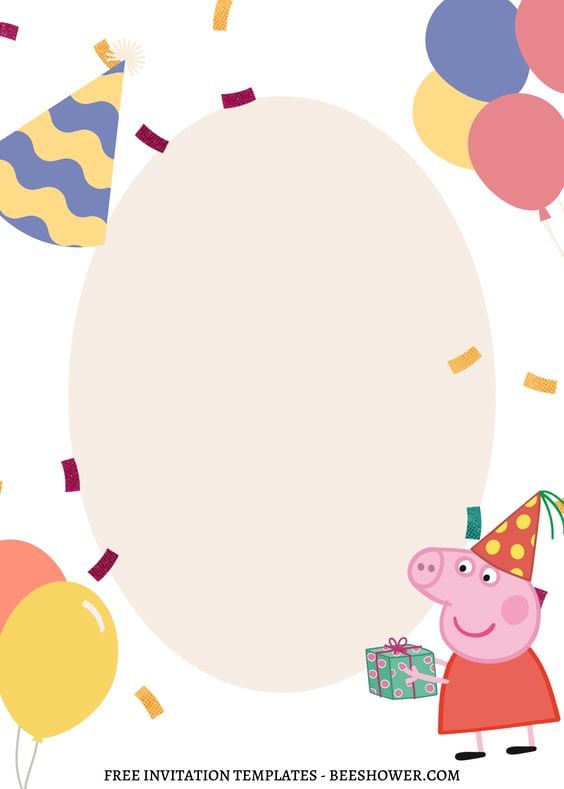 Tarjetas de Peppa Pig de cumpleaños