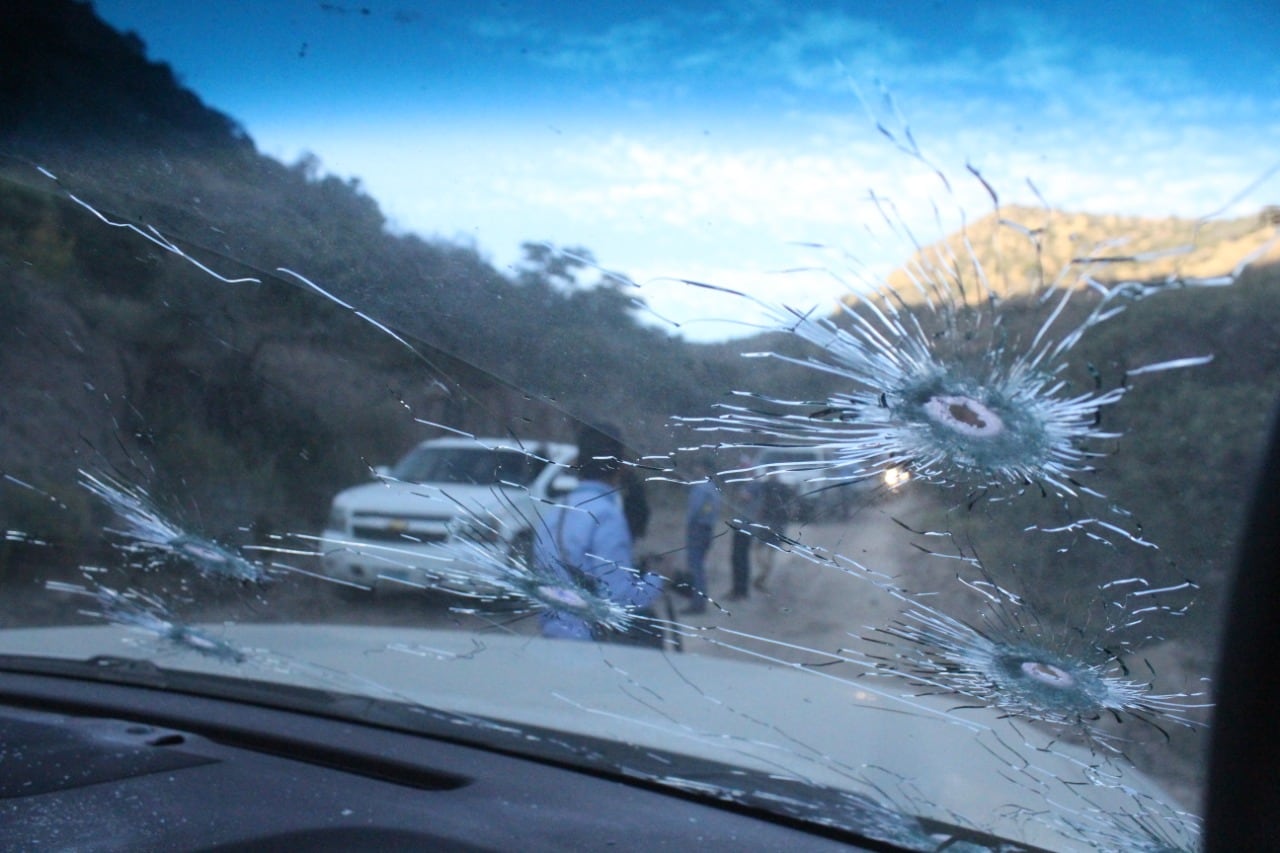 Camioneta de la familia LeBarón