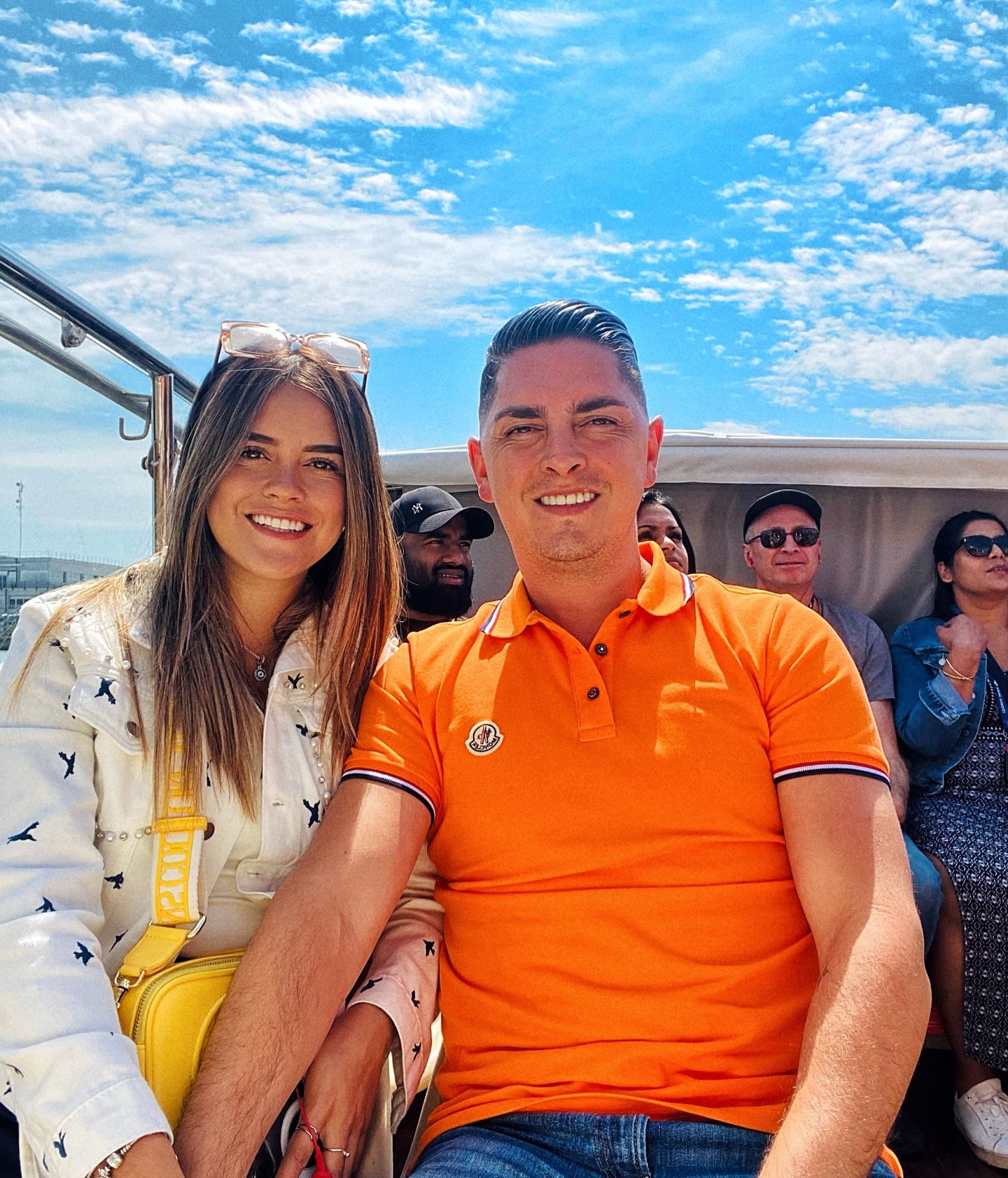 Xime Echeverría con su esposo Emilio Gálvez.