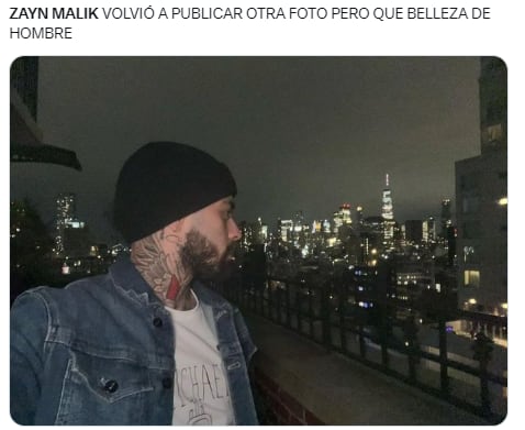 Fans de Zayn Malik agradecen tanta belleza.