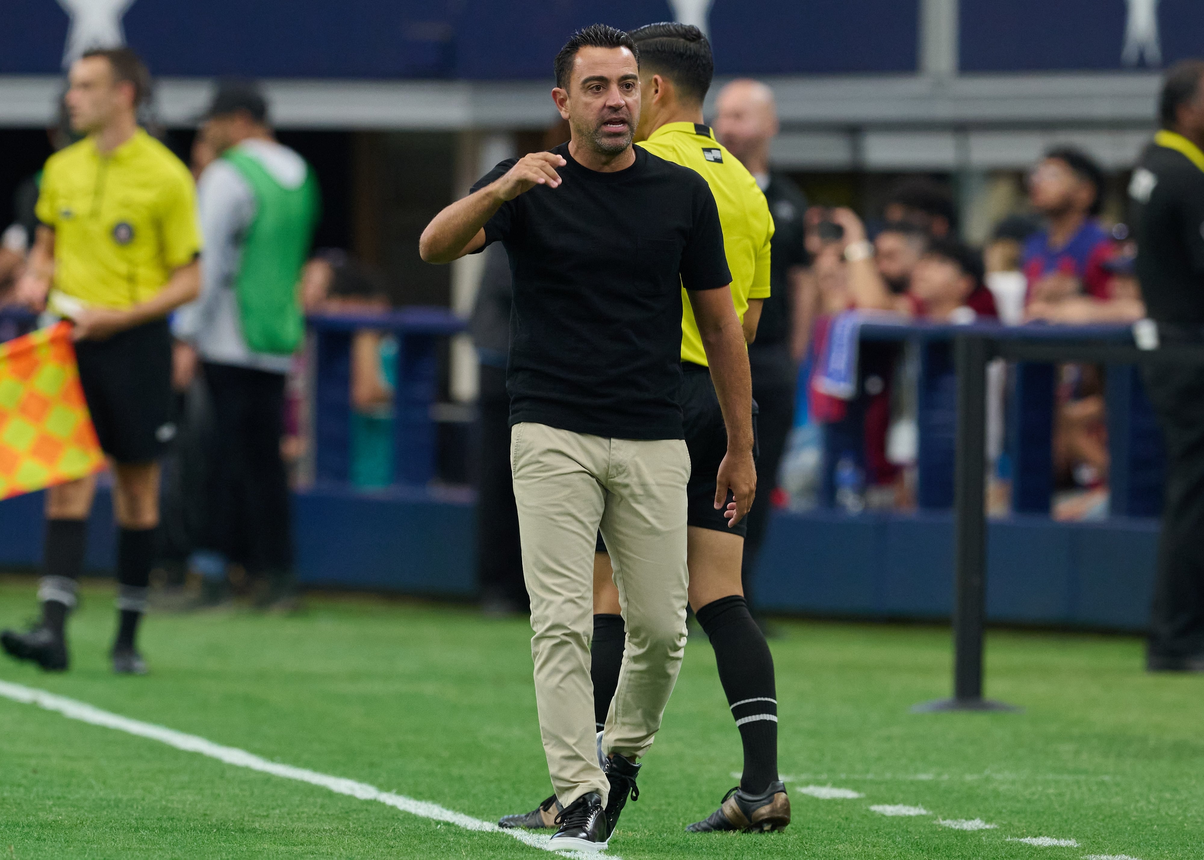 Xavi Hernández, DT español.