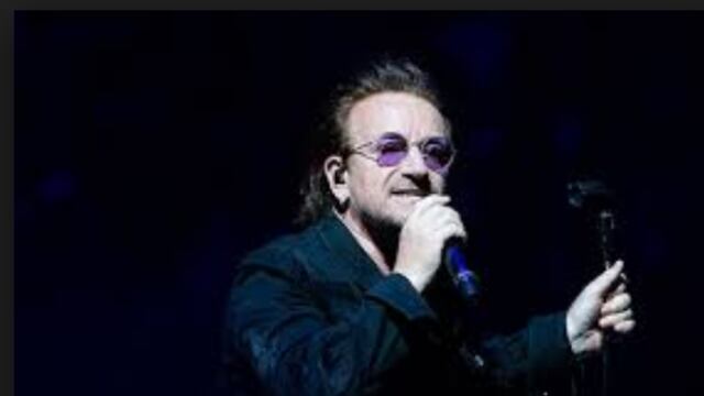 El cantante Bono pierde la voz