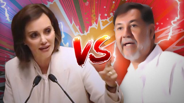 Lilly Téllez y Gerardo Fernández Noroña