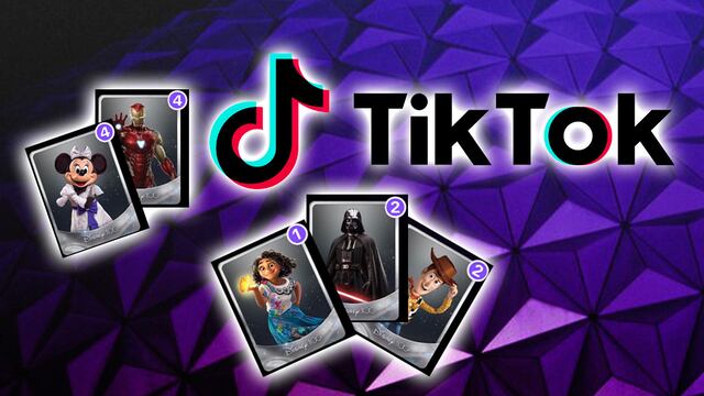 Cartas Disney 100 en TikTok
