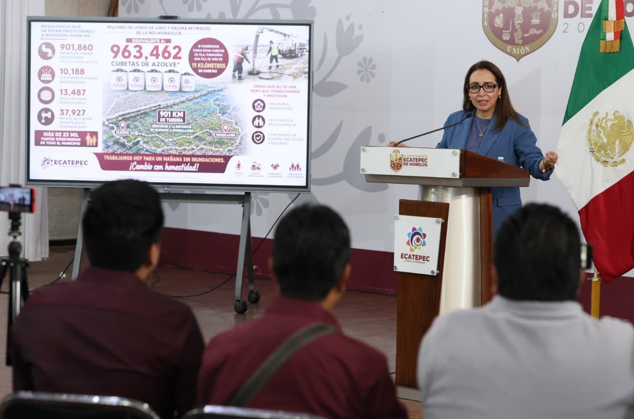 Ecatepec refuerza cárcamos y drenaje durante temporada de lluvias