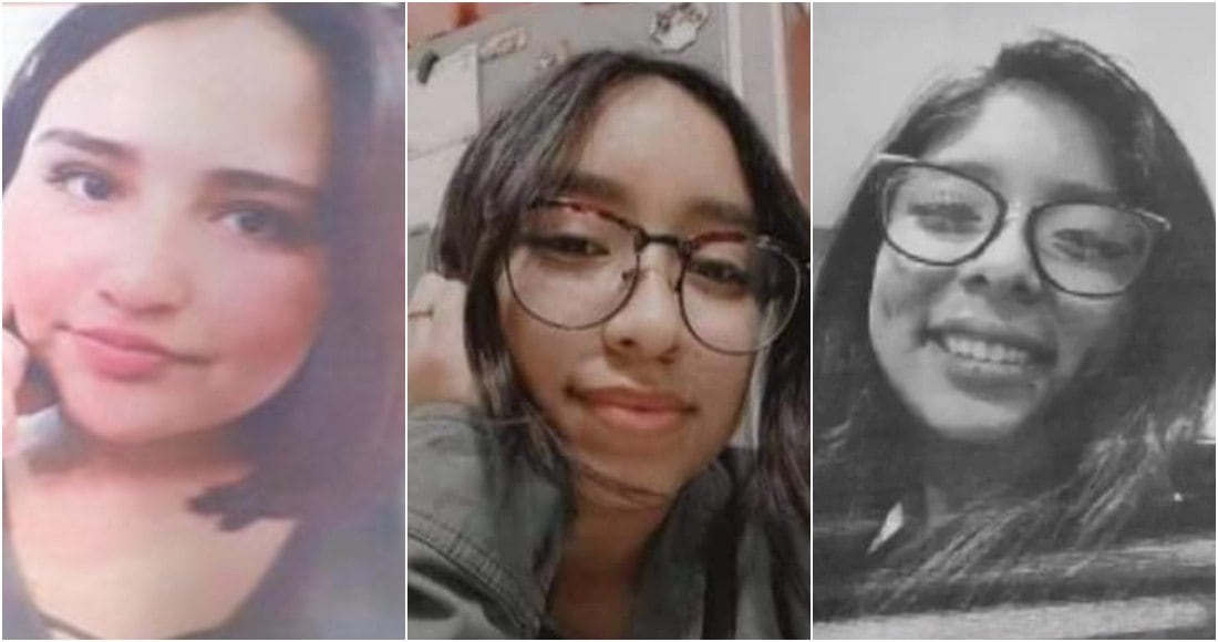 Lucía Sarahí, Valery Wianey y Fernanda Jael