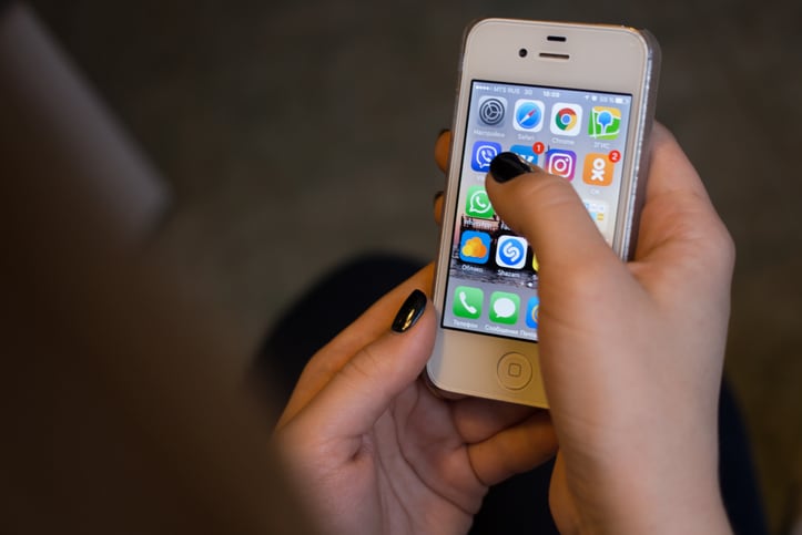 WhatsApp en iPhone 4