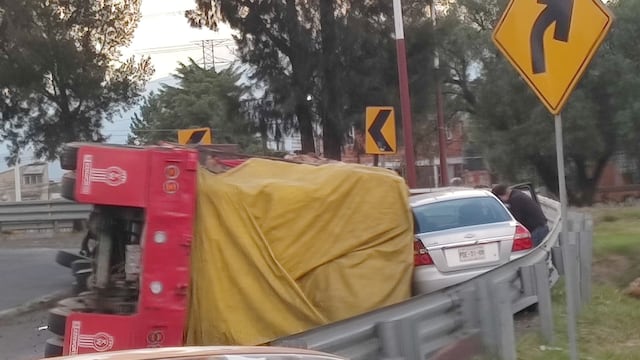Accidente en la carretera Lechería-Texcoco