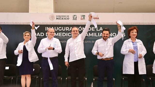 Alfonso Durazo inauguró UMF 66 del IMSS en Ciudad Obregón
