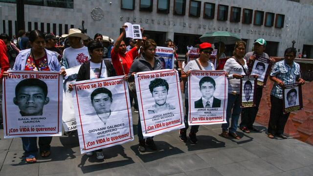 Padres de los 43 desaparecidos. Demanda de justicia.