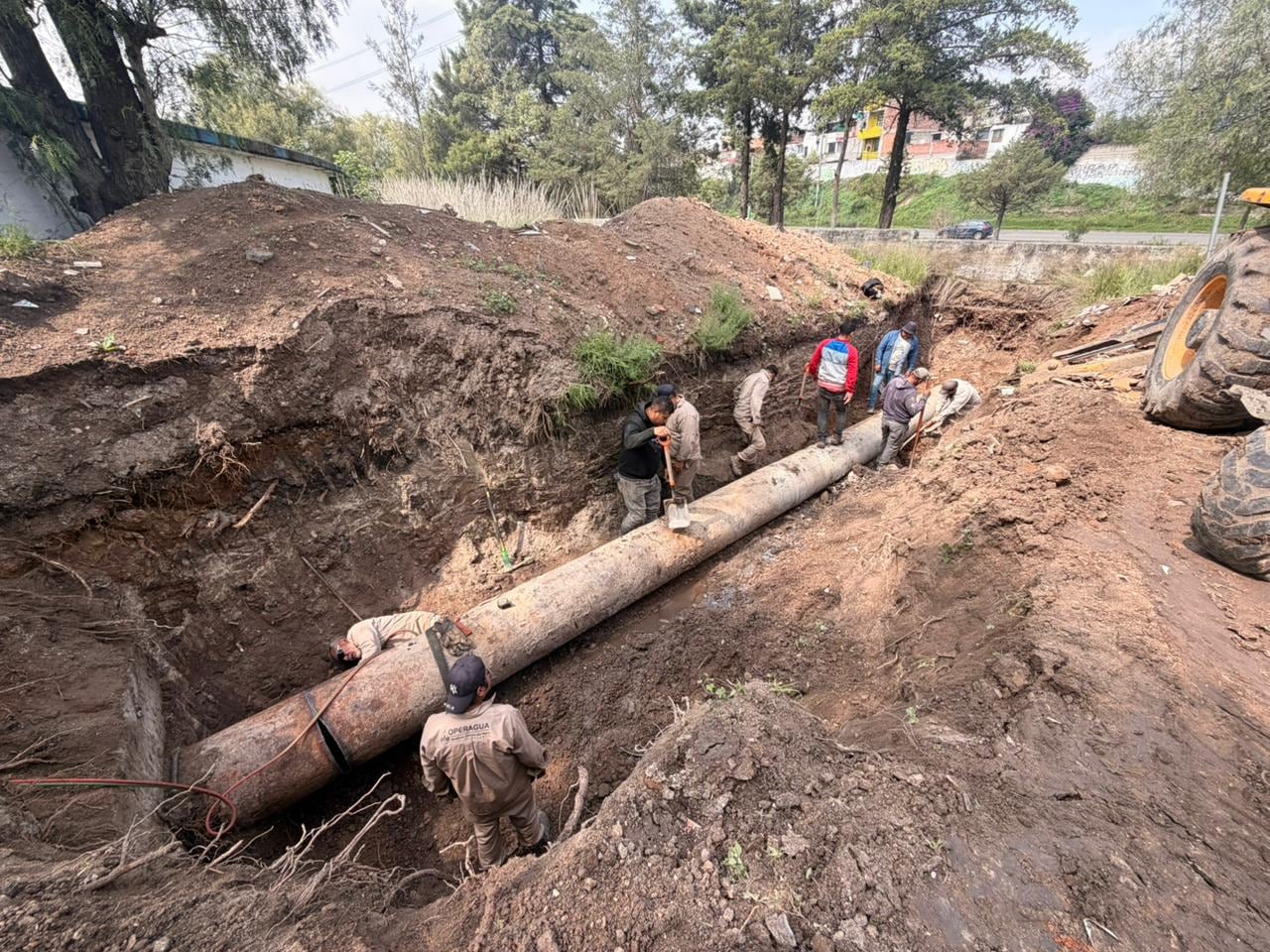 Cuautitlán Izcalli realizó tres reparaciones hidráulicas para mejorar el suministro y reducir fugas de agua.