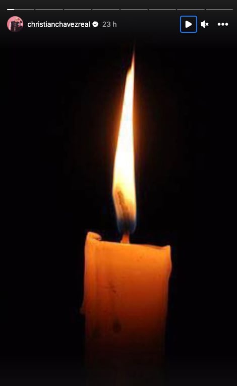 Christian Chávez dedica una historia de Instagram a Alberto Clavijo