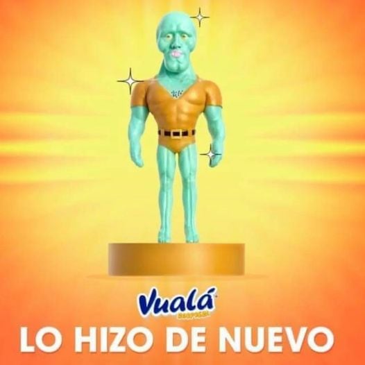 Calamardo guapo de Vualá y Bob Esponja