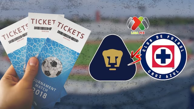 Boletos para el Pumas vs Cruz Azul