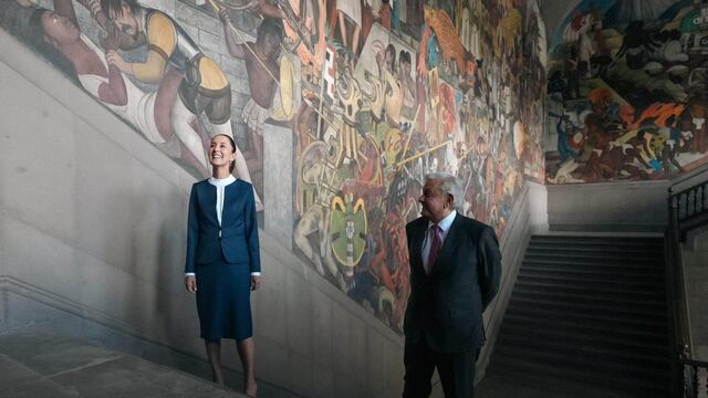 Claudia Sheinbaum, presidenta electa y Andrés Manuel López Obrador, presidente de México
