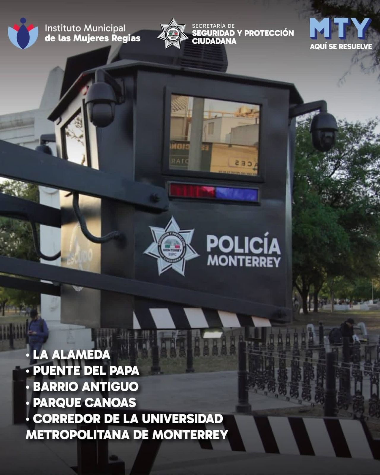 Monterrey apuesta por Senderos Seguros para prevenir violencia y mejorar la movilidad.