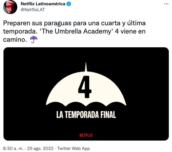 The Umbrella Academy ha sido renovada para una temporada 4
