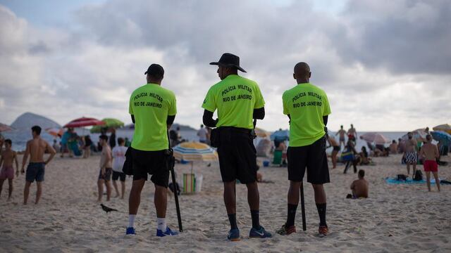 Policía Militar en Río de Janeiro