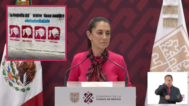 Claudia Sheinbaum acusa campaña negra en su contra por pintas en bardas: “no tienen más que odio”