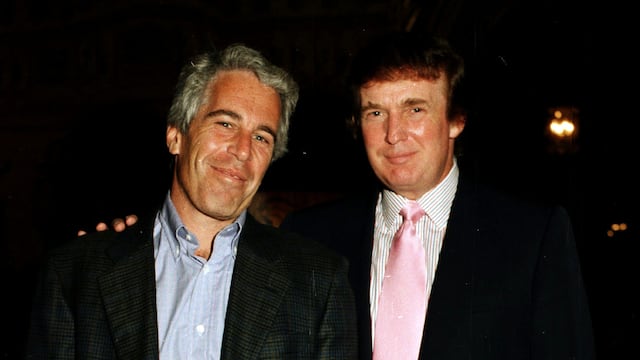 Jeffrey Epstein y Donald Trump