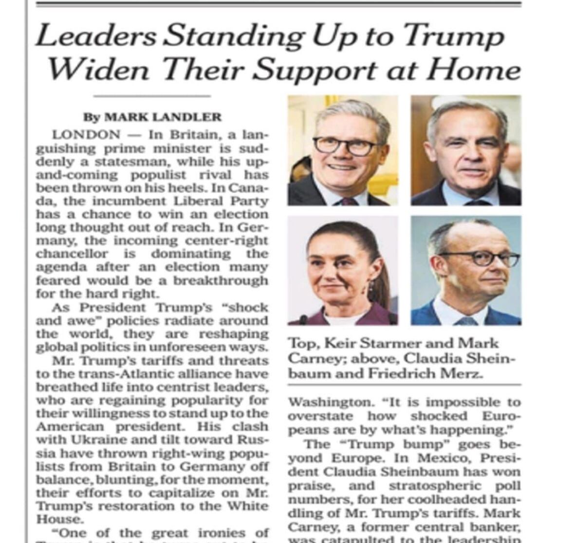 Claudia en NYT