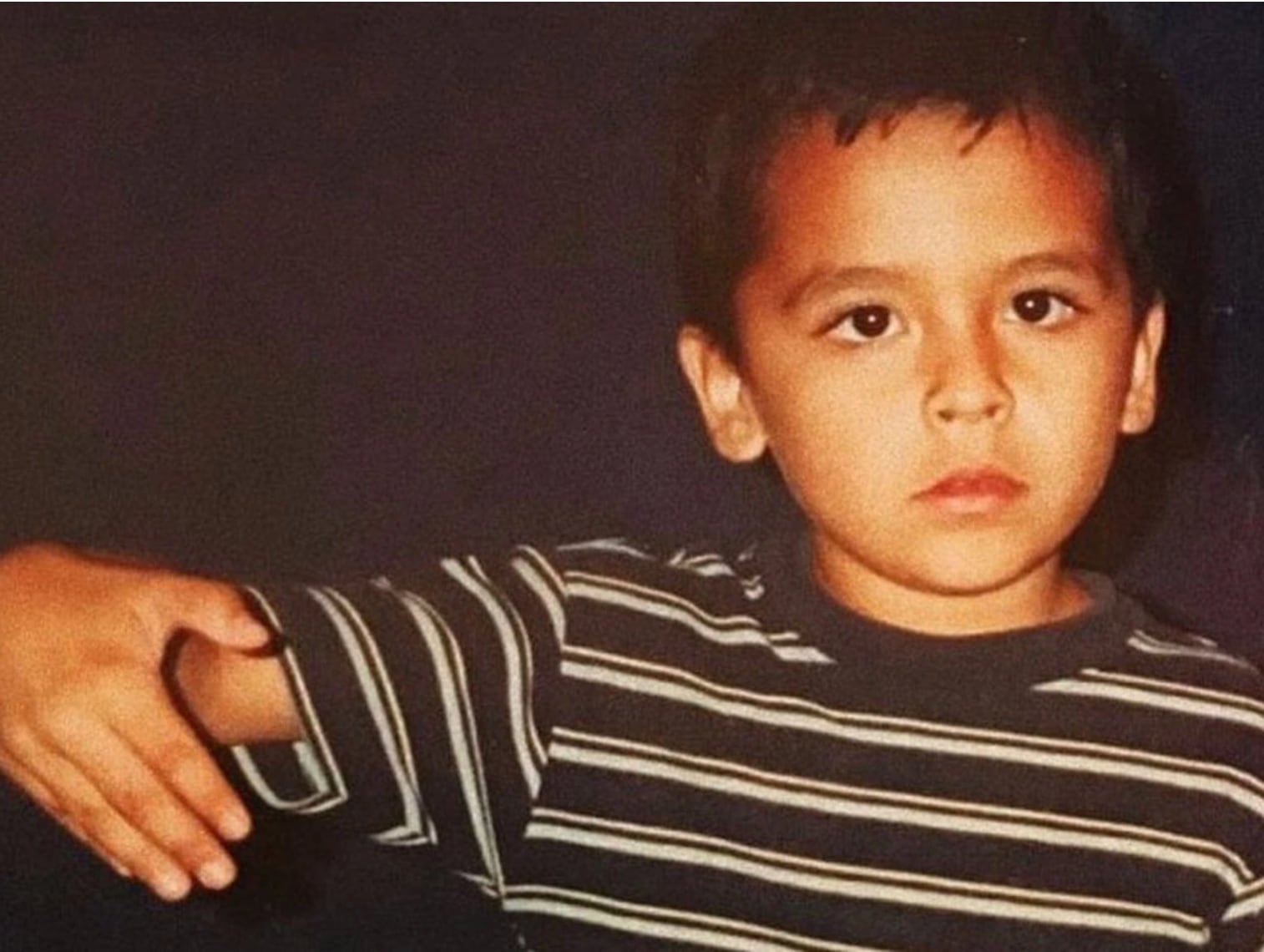 Christian Nodal de niño