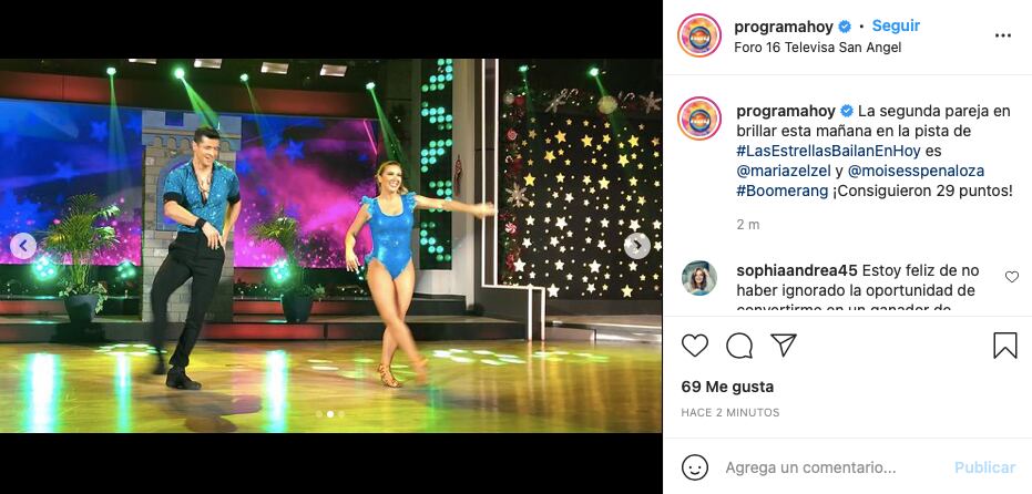 Moisés Peñaloza regresa a la competencia de baile tras caída en ‘Las Estrellas bailan en Hoy’.