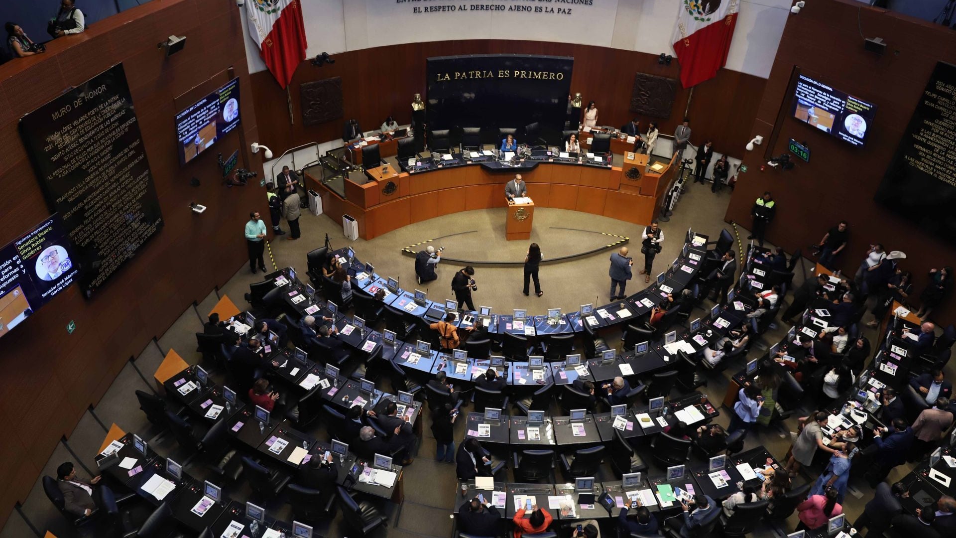 Comparecencia de Maru Campos no figura en agenda del Senado este 28 de abril