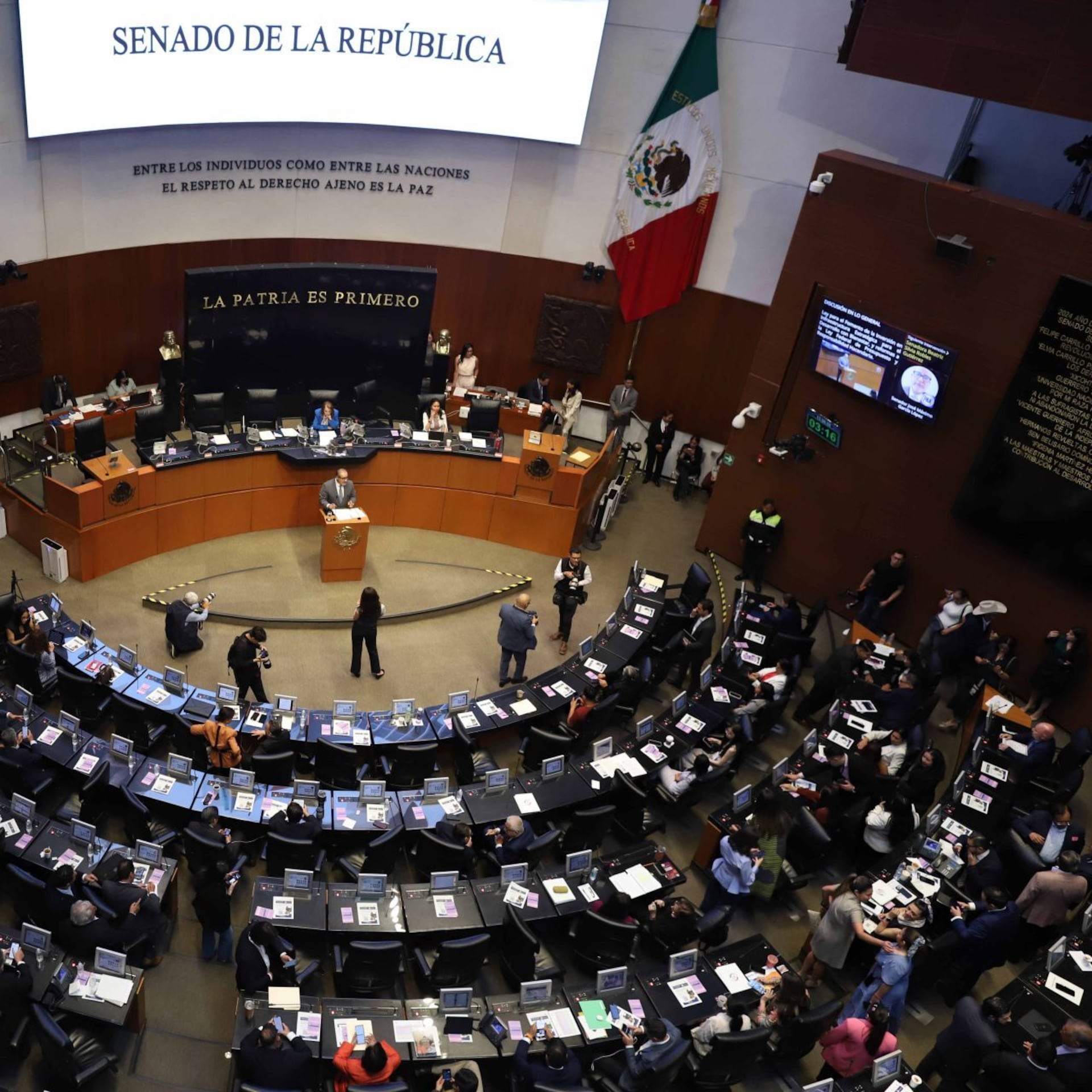 Comparecencia de Maru Campos no figura en agenda del Senado este 28 de abril