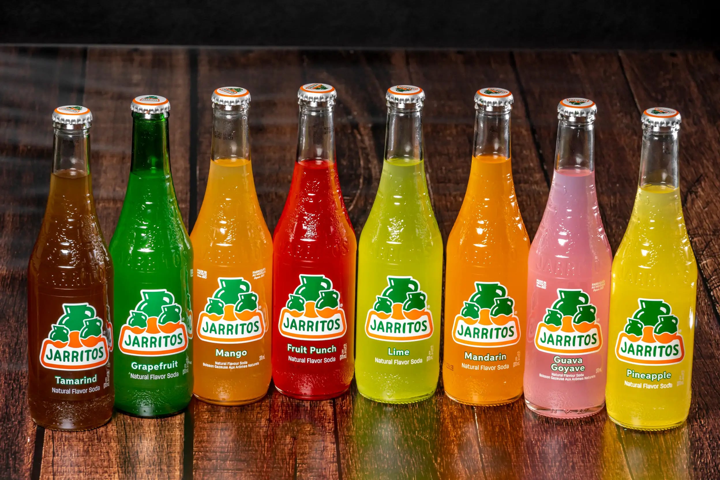 Sabores exclusivos de Jarritos.