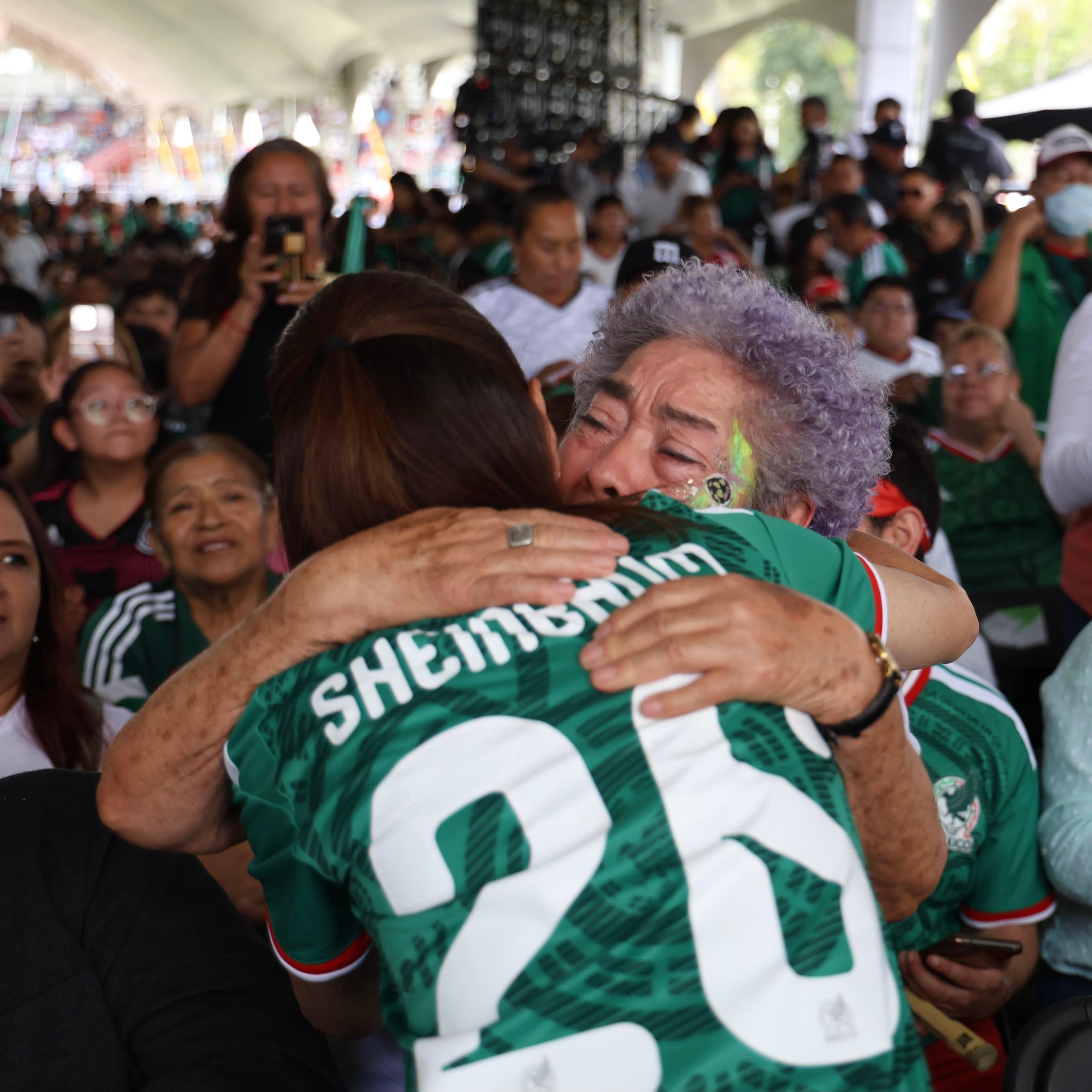 Así celebró Claudia Sheinbaum el triunfo de México en el Mundial