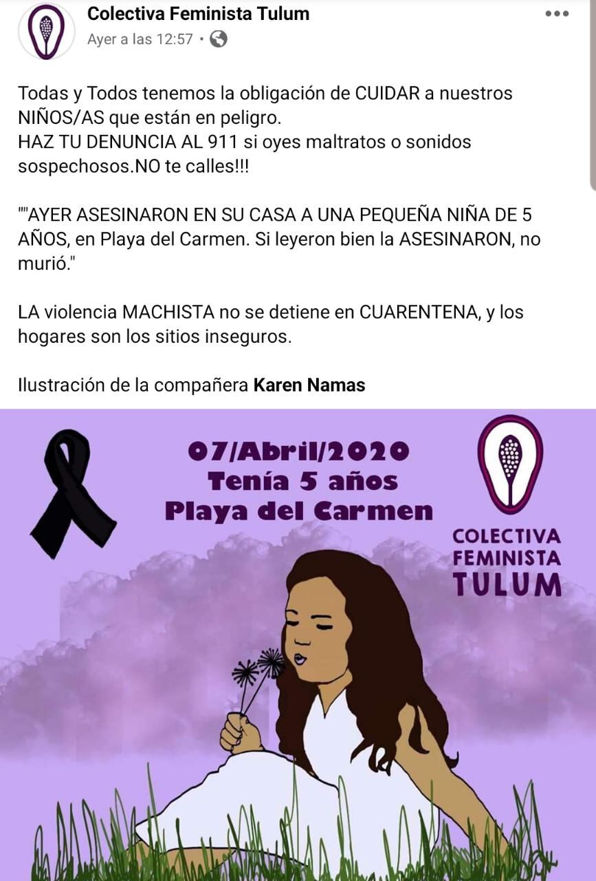Exigen justicia por este feminicidio.