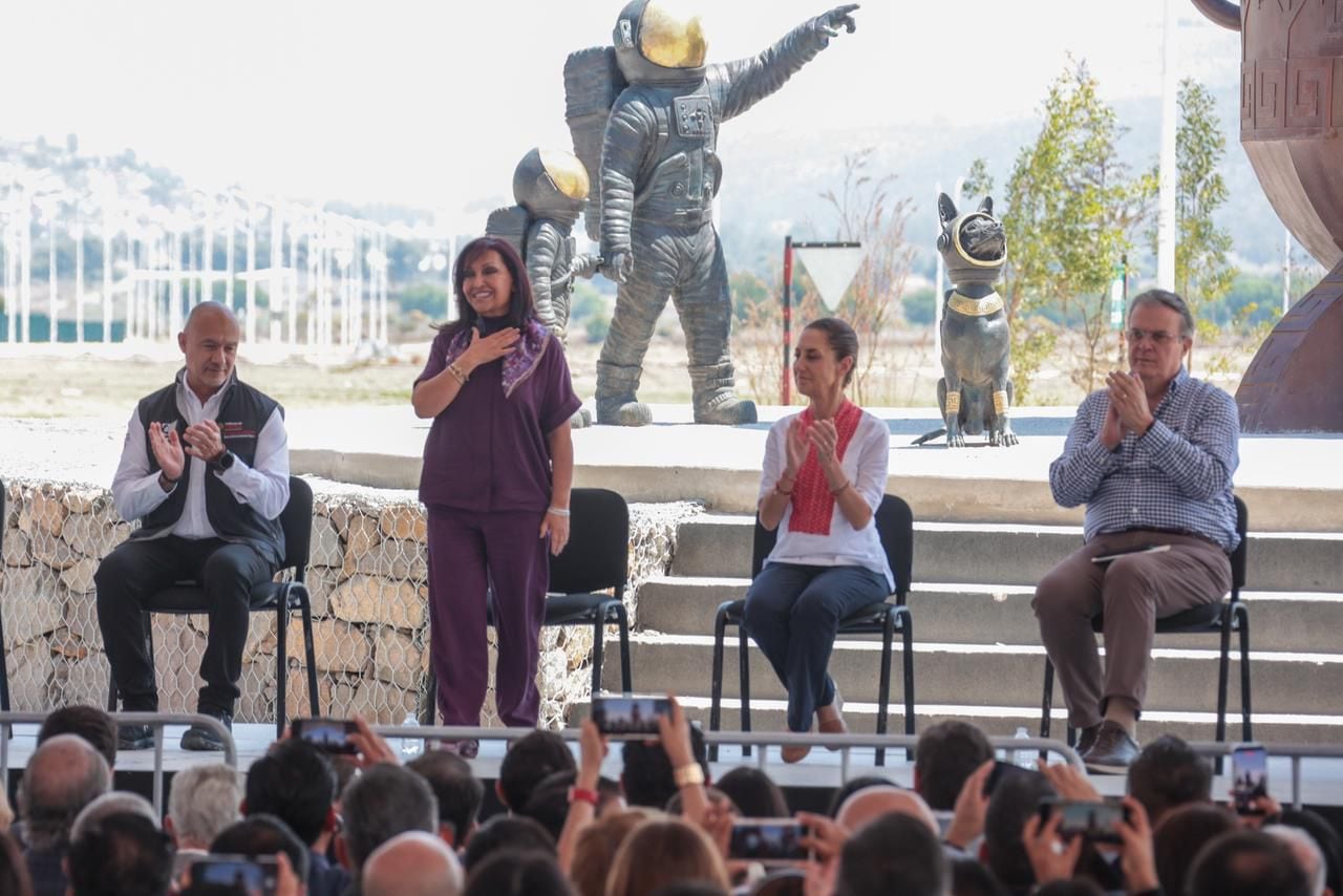 Claudia Sheinbaum inaugura en Tlaxcala el primer Polo de Bienestar del país.