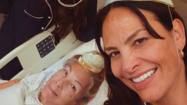 Fabiola Campomanes y su madre, María Rojas