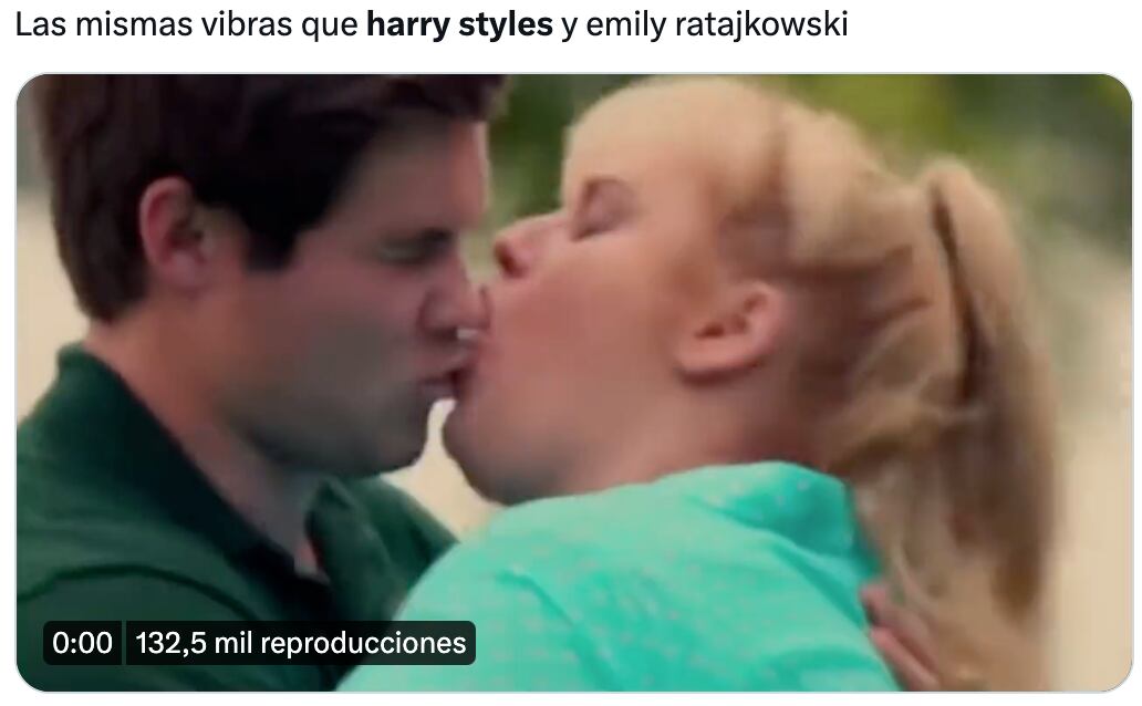 Harry Styles y Emily Ratajkowski se besan apasionadamente y los fans están "en shock"