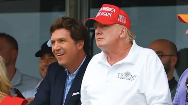 Tucker Carlson y Donald Trump