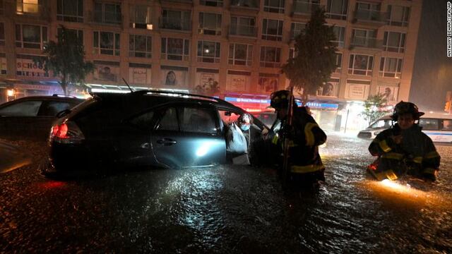 Inundaciones en Nueva York por Ida