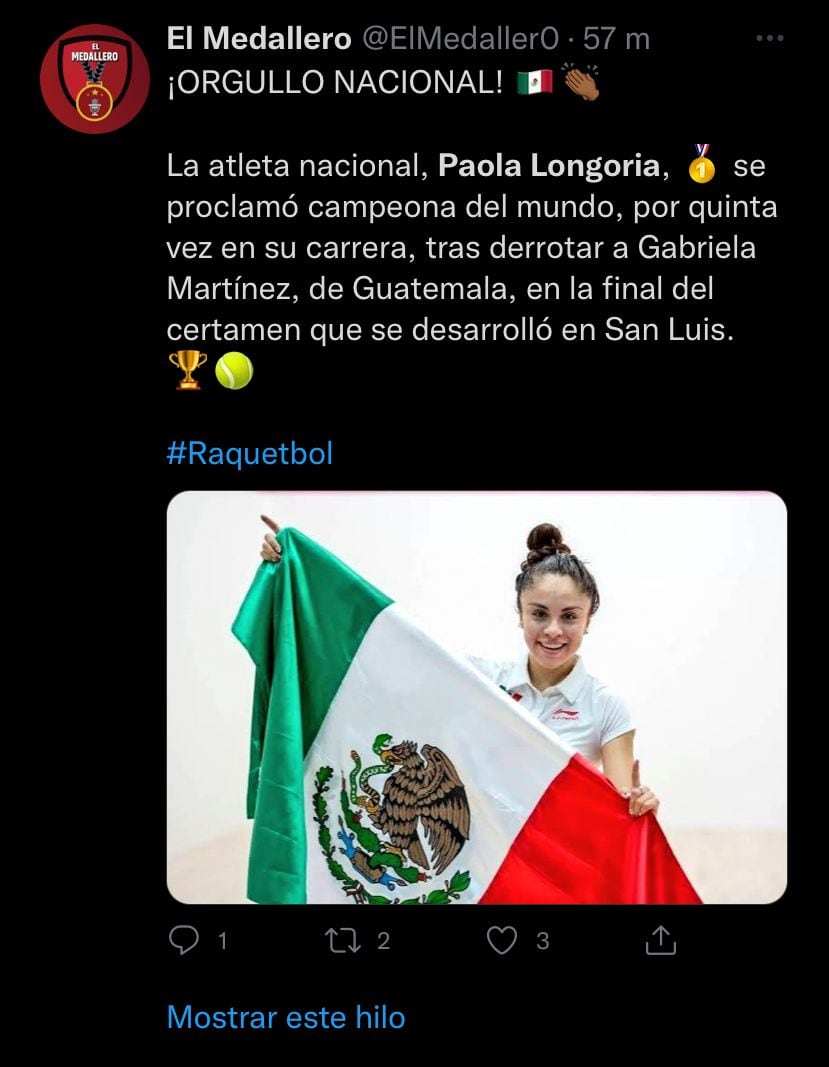 Paola Longoria.