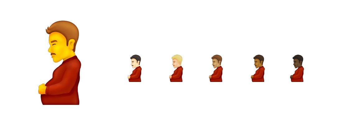 Emoji Hombre embarazado